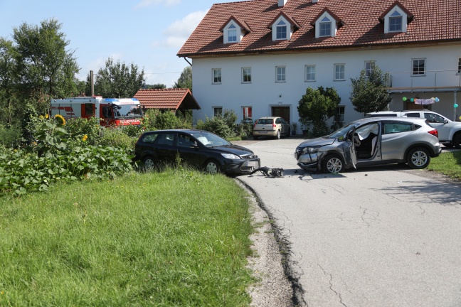 Verkehrsunfall in Offenhausen fordert eine verletzte Person