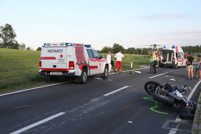 Polizei sucht nach schwerem Motorradsturz dringend Zeugen des Unfalls