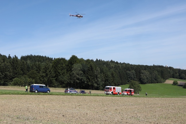Hubschrauber in Engelhartszell abgestürzt