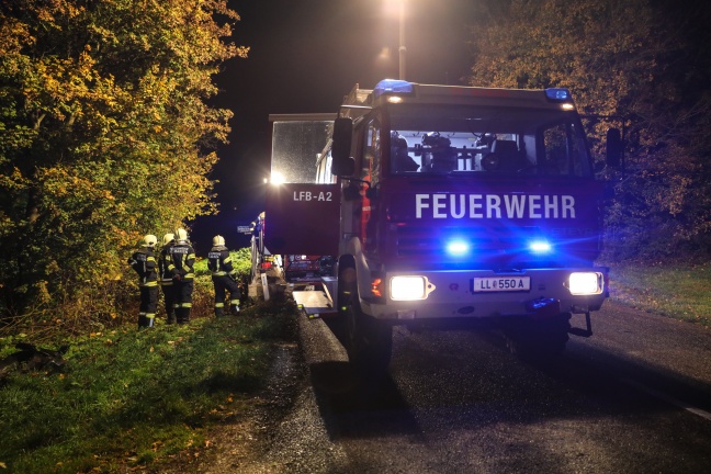 Auto bei Unfall in St. Marien im Seilerbach gelandet