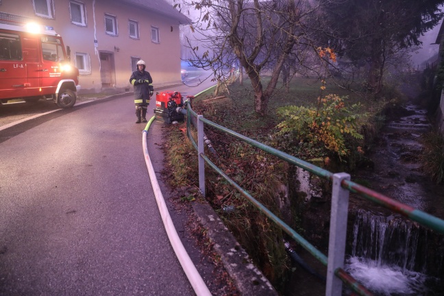 Brand einer Selche in Inzersdorf im Kremstal