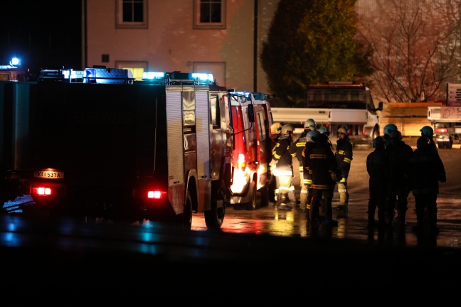Vier Feuerwehren zu Brand nach Wartberg an der Krems alarmiert