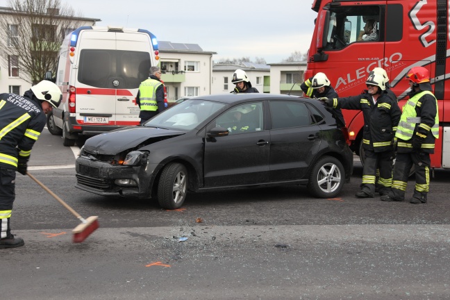 Schwerer Verkehrsunfall auf der Pyhrnpass Straße in Sattledt