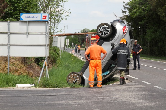 Verkehrsunfall auf der Wiener Straße bei Schlatt