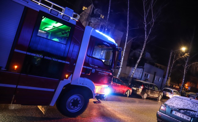 Seltsamer Geruch in einem Haus sorgte fr Einsatz der Feuerwehr in Wels-Innenstadt