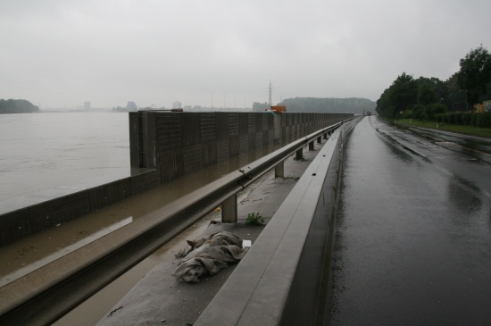 Donau-Hochwasser in Mauthausen