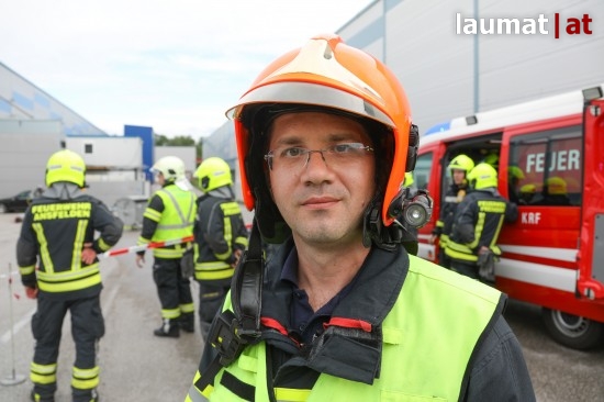 Thomas Andexlinger, Einsatzleiter Feuerwehr Traun