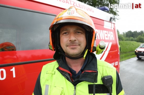 Jrgen Sturm, Einsatzleiter Feuerwehr Laakirchen