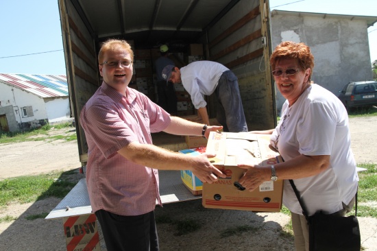 Humanitärer Hilfstransport nach Iasi in Rumänien