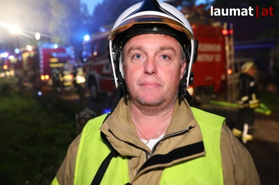Thomas Mrtenbck, Einsatzleiter Feuerwehr Fraham