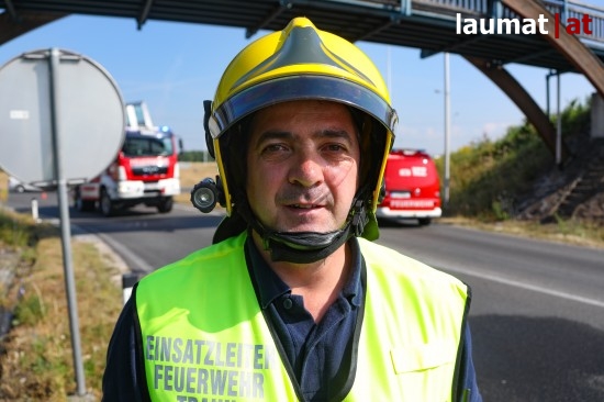 Oskar Reitberger, Einsatzleiter Feuerwehr Traun