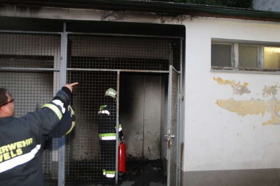 Kleinbrand in der Welser Innenstadt rasch abgelöscht
