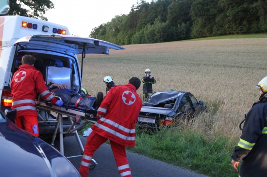 Ein Verletzter bei Verkehrsunfall in Gunskirchen