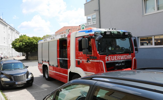 Brandverdacht in Supermarktfiliale in Wels-Neustadt