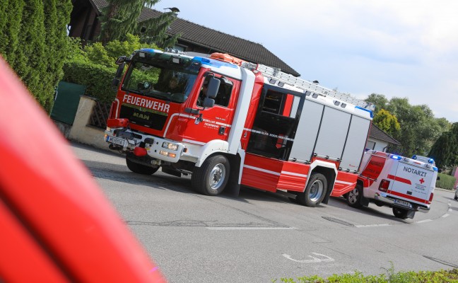 Person aus Mhlbach in Wels-Lichtenegg gerettet