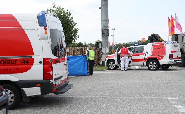 Radfahrer nach internem Notfall bei in Wels-Waidhausen gestorben