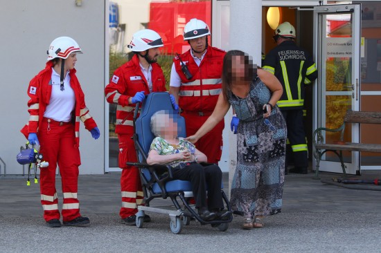 Groeinsatz nach strkerer Rauchentwicklung in betreuter Wohneinrichtung in Buchkirchen