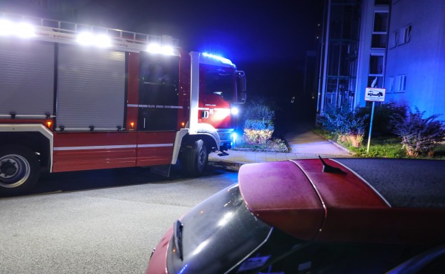 Gemeldeter Kellerbrand in Wels-Lichtenegg stellte sich als falscher Alarm heraus