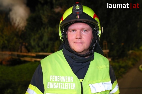 Stefan Wimmer, Einsatzleiter der Feuerwehr Fischlham