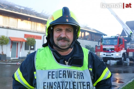 Karl-Heinz Kirtsch, Einsatzleiter der Feuerwehr Frankenmarkt