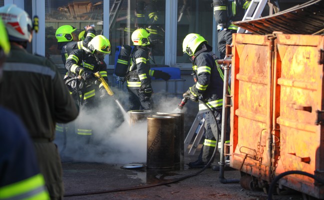 Brand einer Filteranlage eines Unternehmens in Sipbachzell