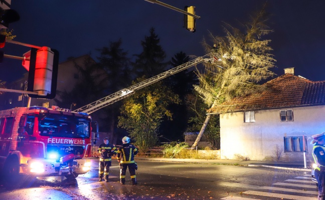 Sturm "Siglinde" beschftigt auch in Obersterreich einige Feuerwehren