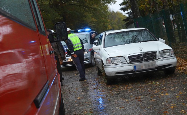 Verkehrsunfall auf Gmundener Straße in Roitham am Traunfall