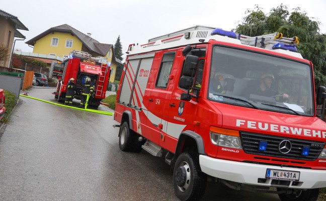Brand einer Gartenhtte in Buchkirchen
