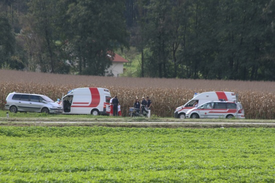 Verkehrsunfall mit Moped im Ortsteil Brandhof in Schlüßlberg