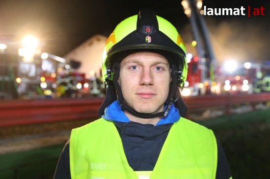 Daniel Pauzenberger, Einsatzleiter Feuerwehr Kallham