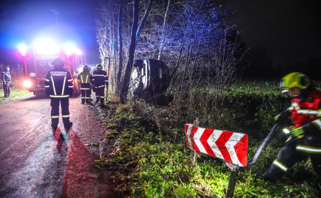 Schwerer Verkehrsunfall in Gunskirchen fordert einen Verletzten