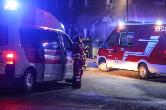 Sechs Verletzte bei Brand in Enns