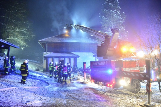 Wohnhausbrand in Unterweißenbach