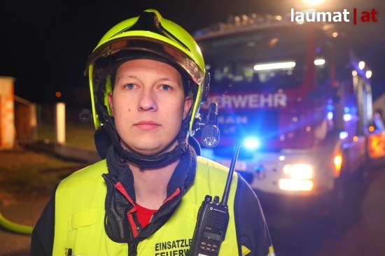 Daniel Zindl, Einsatzleiter Feuerwehr Marchtrenk