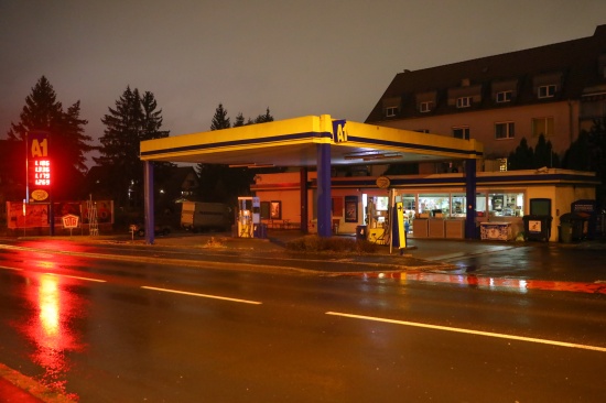 Raubüberfall auf Tankstelle in Linz-Bindermichl-Keferfeld