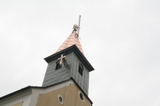Turmkreuzsteckung Marienkirche