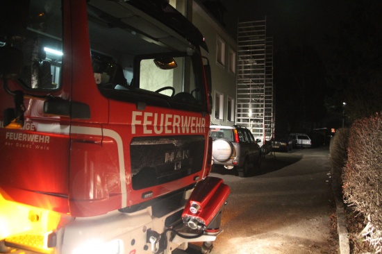 Feuerwehr hielt Nachschau nach Kleinbrand in Wohnung