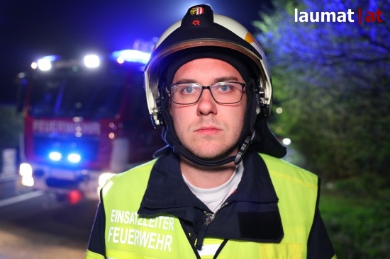 Markus Hofstdter, Einsatzleiter Feuerwehr Neuzeug-Sierninghofen