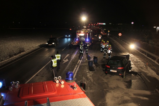 Verkehrsunfall in Marchtrenk fordert zwei Verletzte