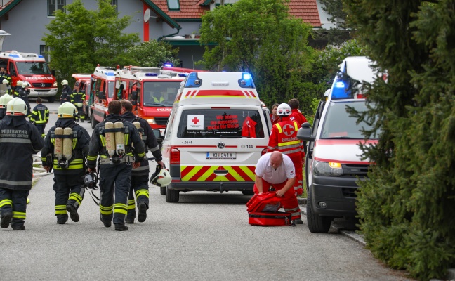 Brand in einem Wohnhaus in Steinbach an der Steyr fordert einen Verletzten