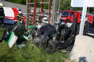 Schwerer Verkehrsunfall auf Westautobahn bei Laakirchen fordert zwei Schwerverletzte
