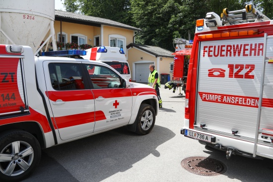 Eine Verletzte bei Brand in einer Kche in Ansfelden