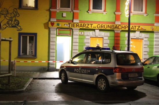 Bewaffneter Raubüberfall auf Tierarztpraxis in Wels-Neustadt