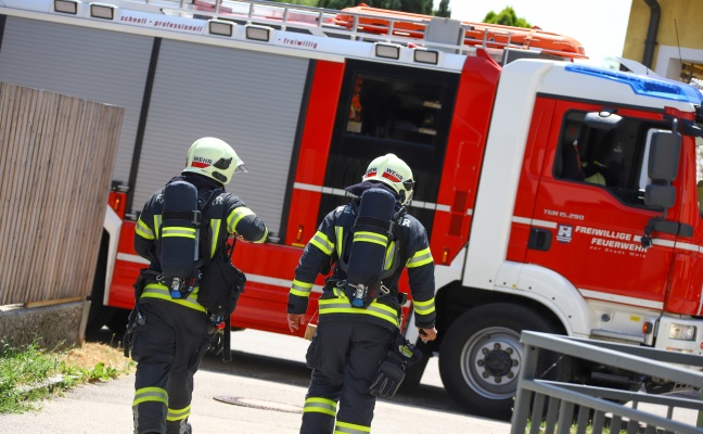 CO-Melder schlug Alarm: Defekt an einer Gastherme in einer Wohnung in Wels-Pernau entdeckt