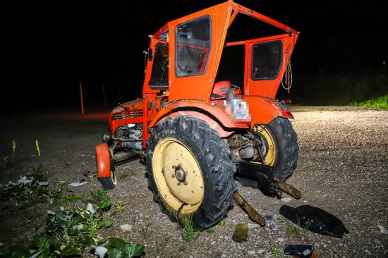Traktorabsturz in Grünau im Almtal endet tödlich