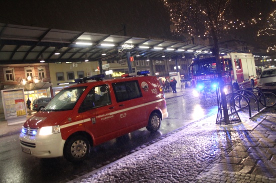 Gemeldeter Gasgeruch am Welser Kaiser-Josef-Platz vermutlich bswilliger Alarm