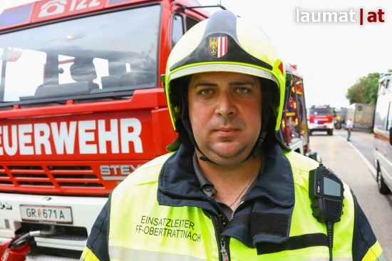 Florian Hrbinger, Einsatzleiter Feuerwehr Obertrattnach