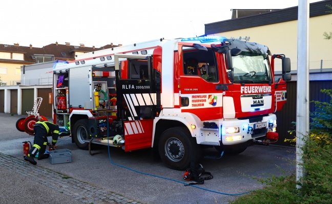 Brand eines Wäschetrockners in Thalheim bei Wels fordert zwei Verletzte