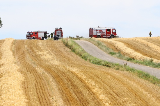 Feuerwehren im Dauereinsatz bei zahlreichen Feld- und Flurbränden in Oberösterreich