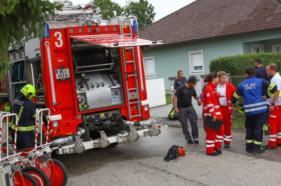 Brand eines Bgeleisens in einem Haus in Marchtrenk rasch gelscht
